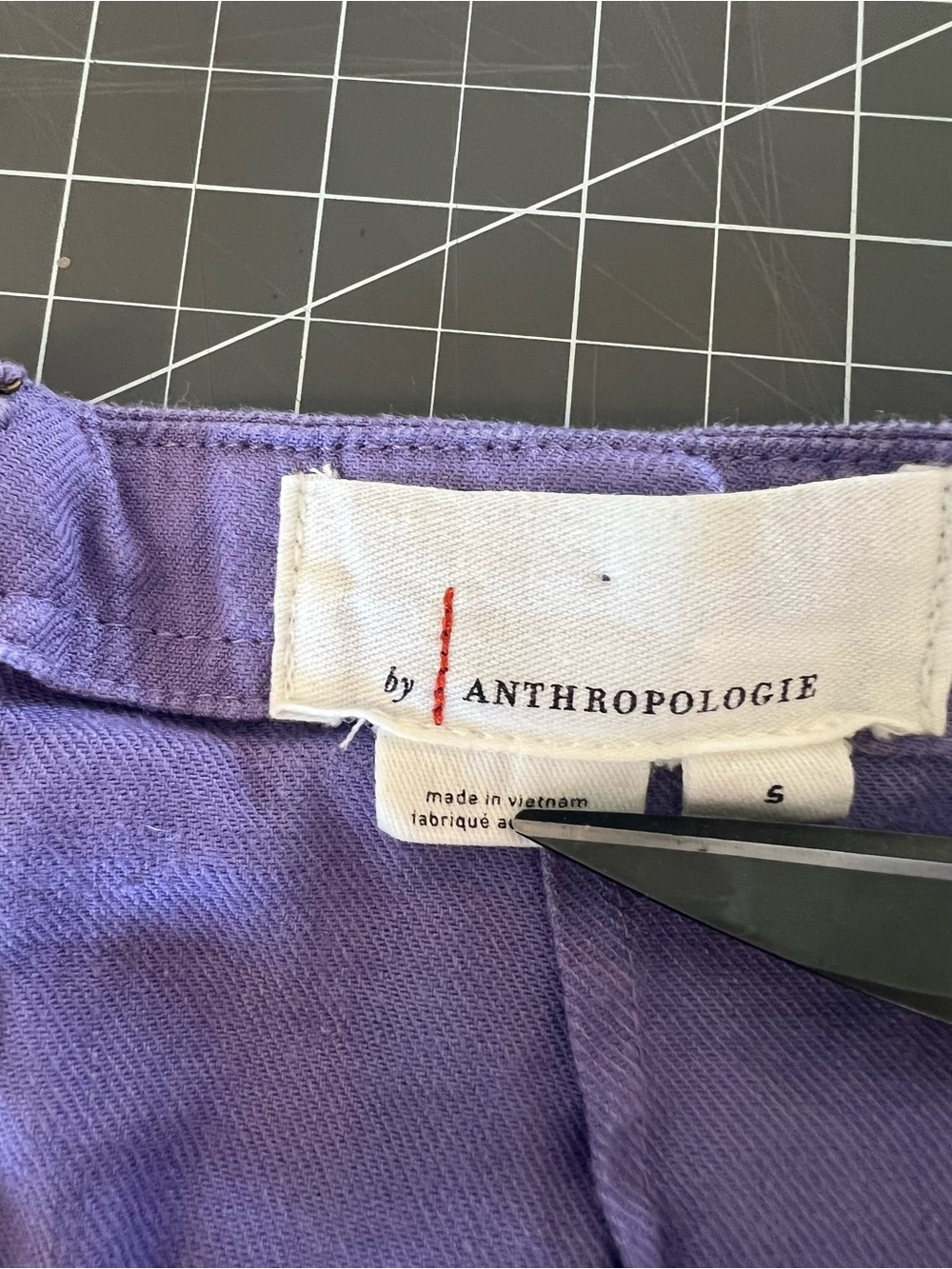 Anthropologie Ruched side slit linen midi skirt - Picture 5 of 8